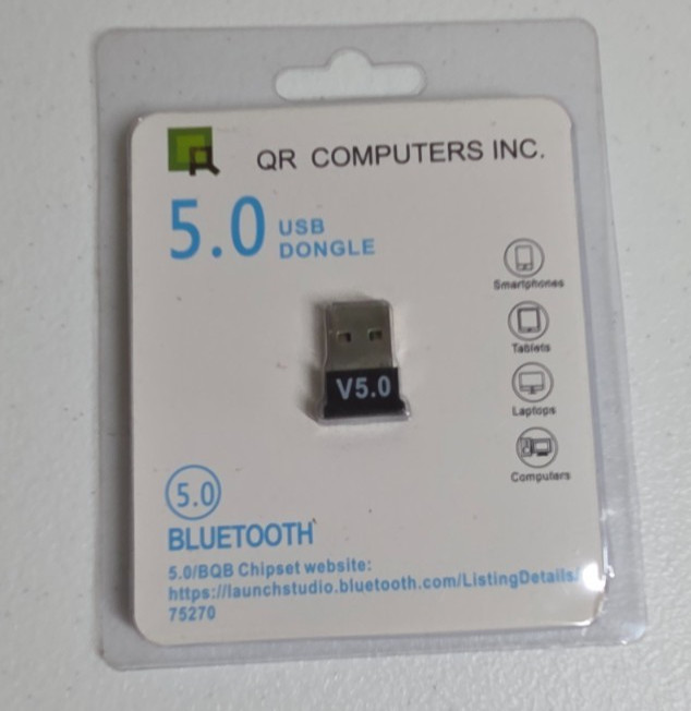 USB Bluetooth 5.0 Adapter Wireless Dongle For Laptop PC Window 10 11 Computer
