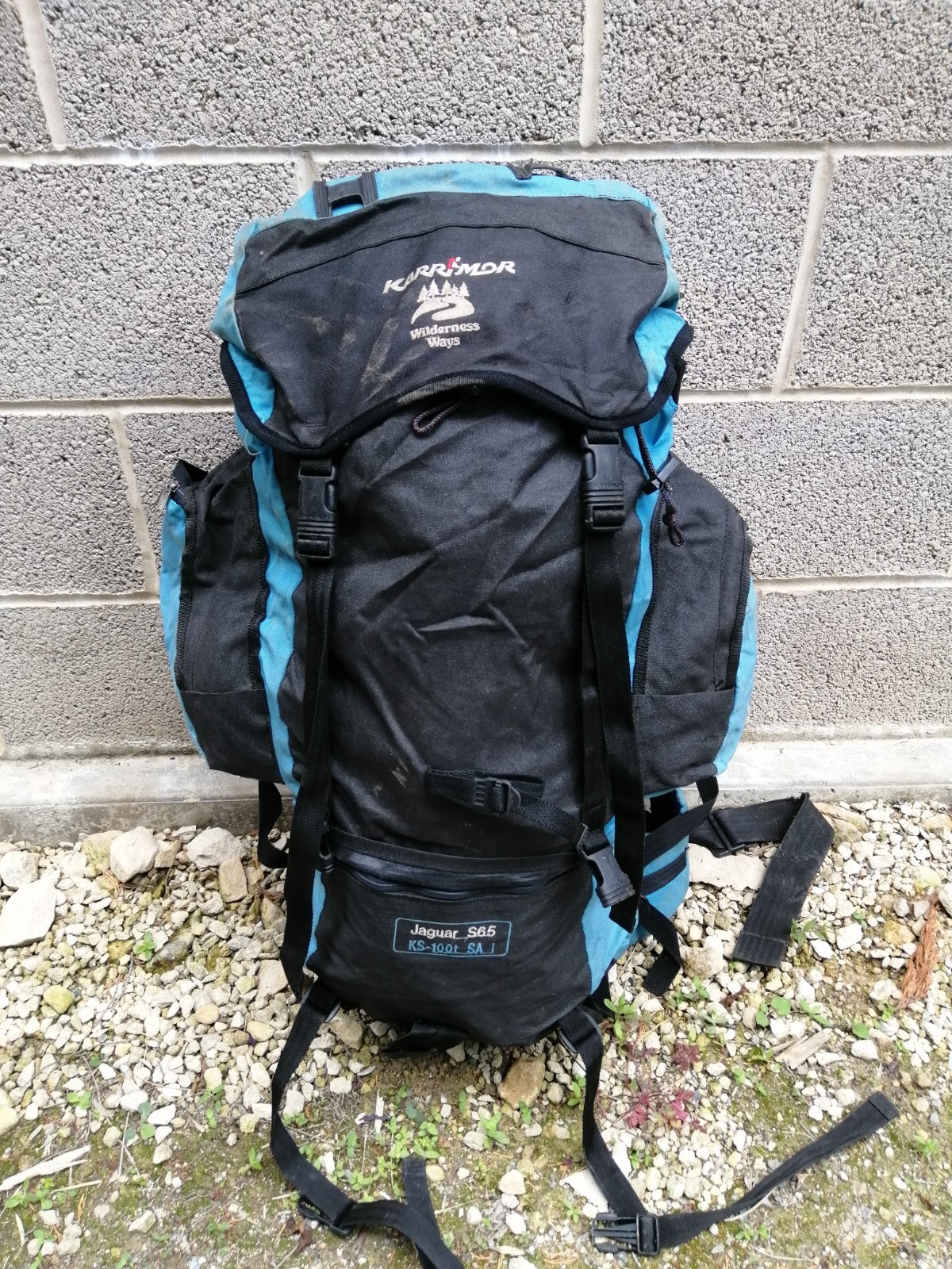 Vintage Karrimor Jaguar S65 Bergen RucksackKS 100-t Hiking Expedition Travelling