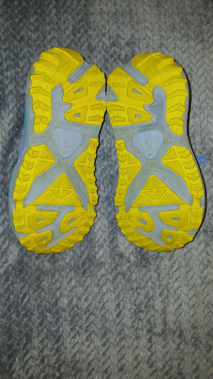 Size 7.5B - Hoka One One HOKA Stinson 7 Virtual Blue Tech Green Comfortable Shoe