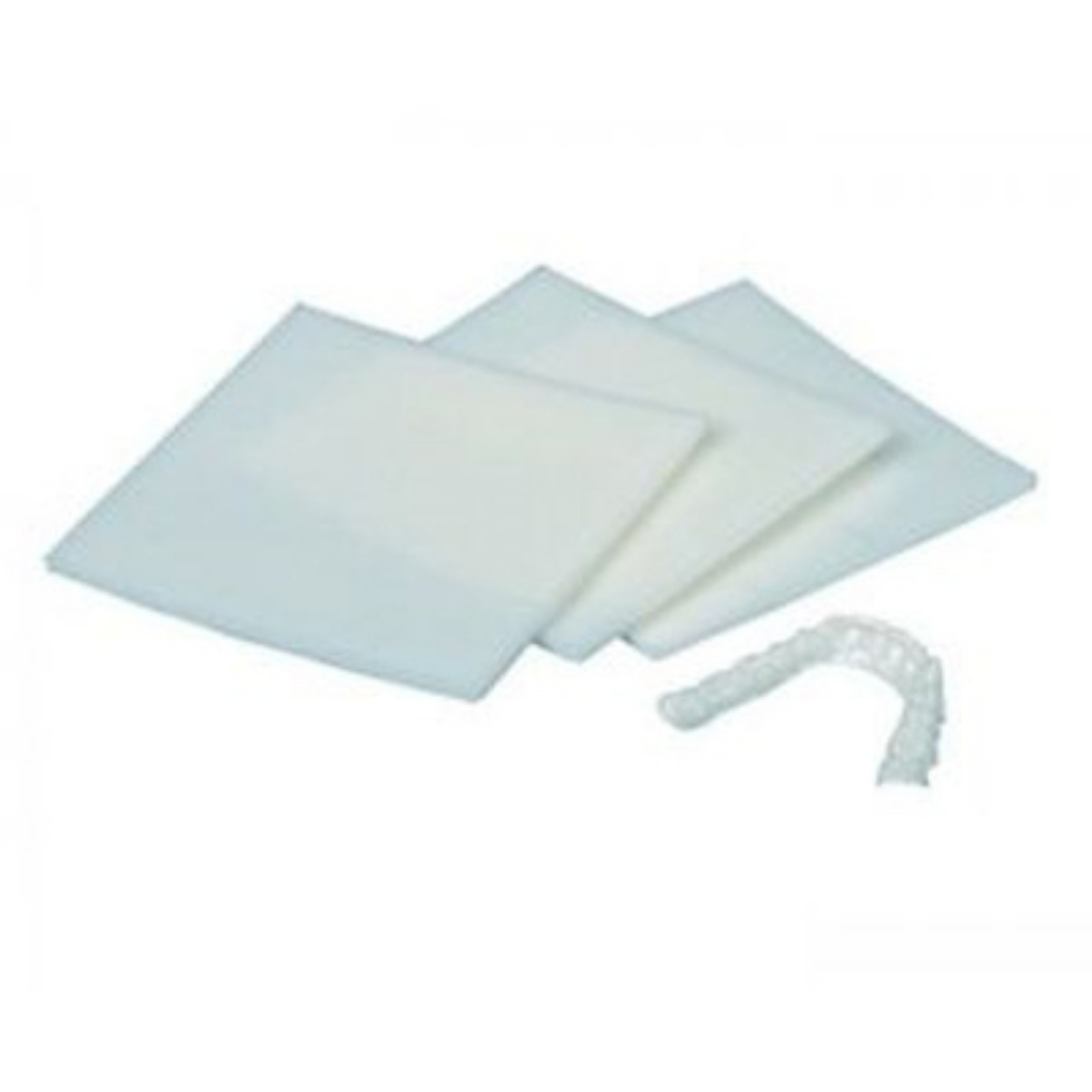 Buffalo - Pkg. of 12, .118" x 5" x 5" Soft EVA Tray Material, Clear