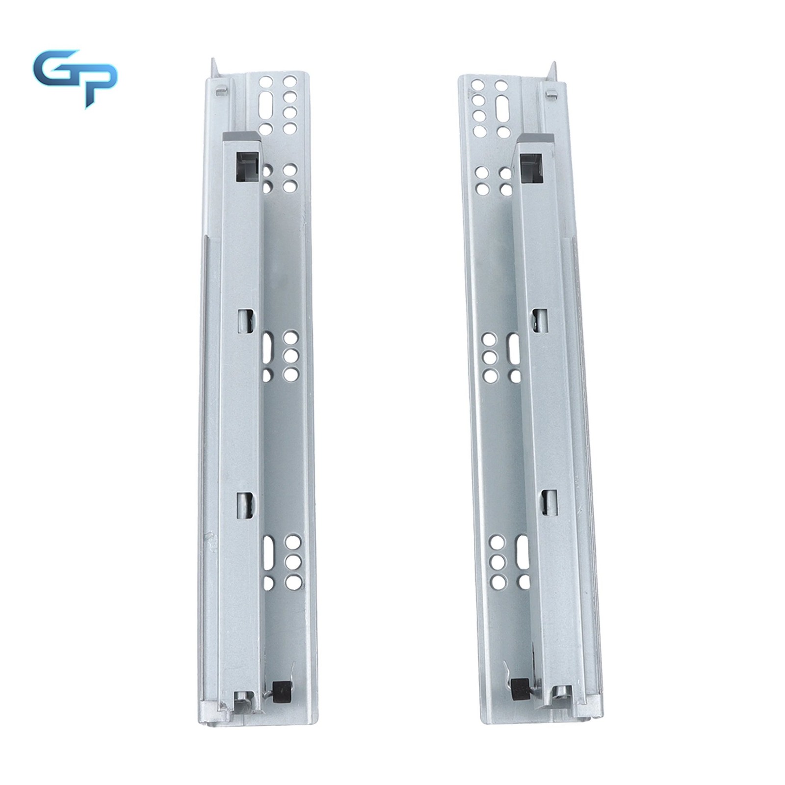 4 Pair 12" Undermount Drawer Slides Soft Close Full Extension & Locking Device