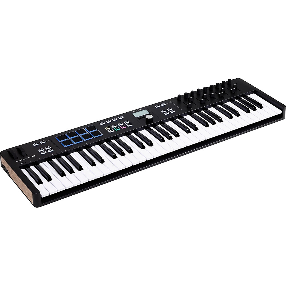 Arturia KeyLab Essential 61 mk3 MIDI Keyboard Controller Black