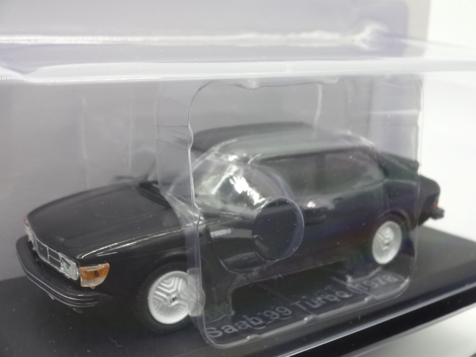 Saab 99 Turbo 1978 Black  1/43 Scale Box Mini Car Display Diecast Vol 303