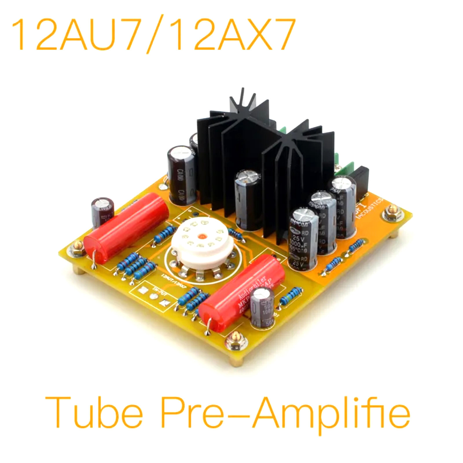 1pc L1.12AU7 / 12AX7-Tube Pre-Amplifie Finished Board （without tube）