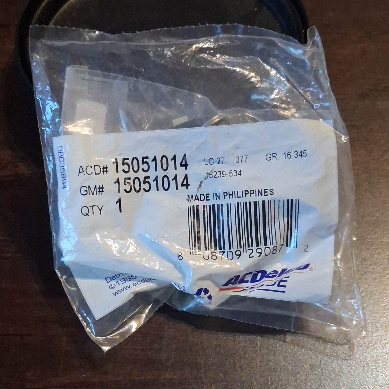 Genuine ACDelco 3 Button Keyless Entry Remote Key Fob 15051014