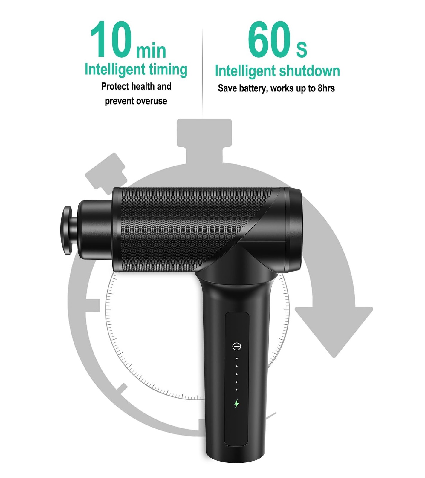 Medcursor Massage Gun – High Intensity Brushless Motor, Handheld Percussio
