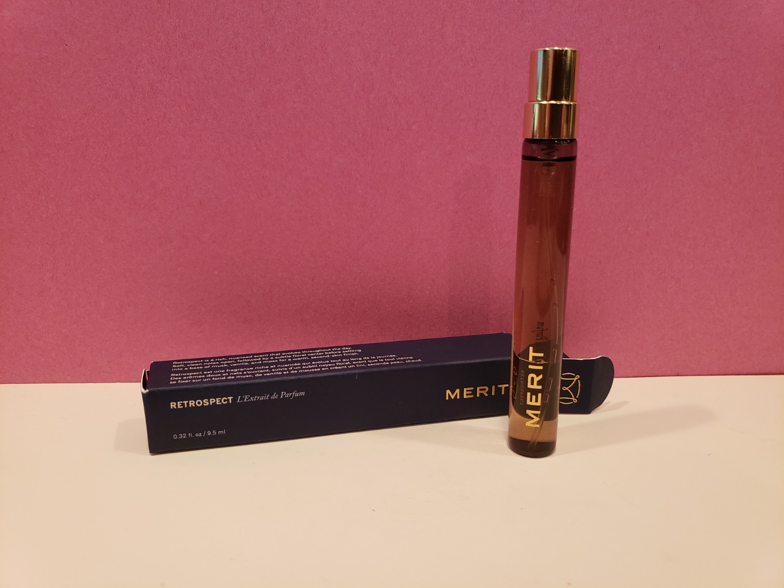 Merit ~ Retrospect L'extrait De Parfum ~ 0.32 oz ~ NIB