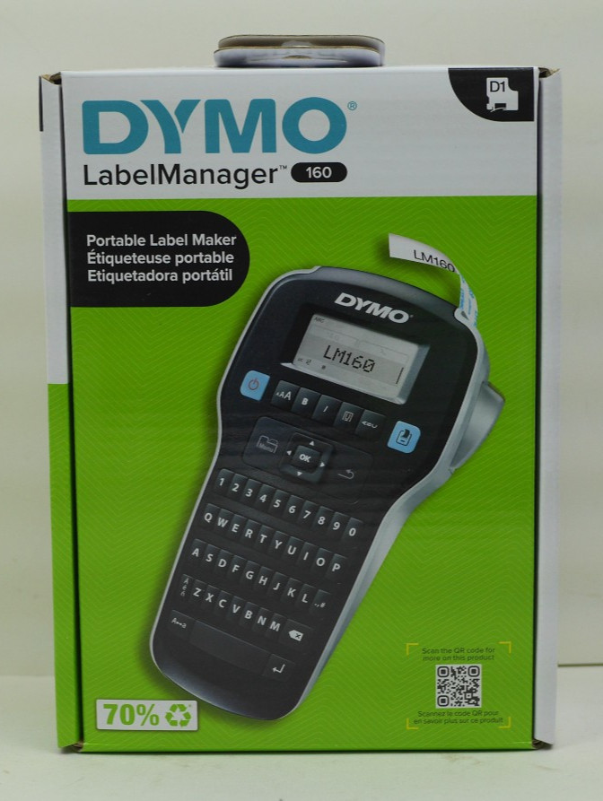 DYMO Label Manager 160 Portable Label Maker (OBRK DNT JO) LOC. BIN8