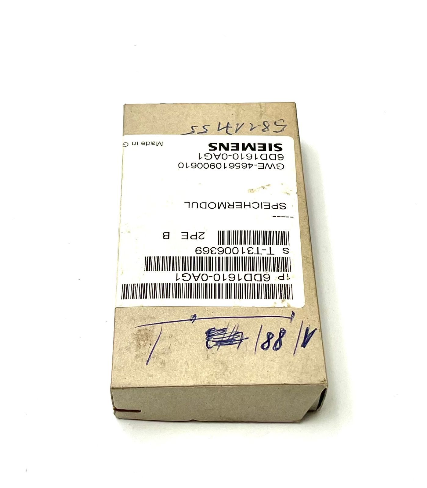 Siemens 6DD1610-0AG1 6DD1 610-0AG1 Version: B Memory Module -sealed-