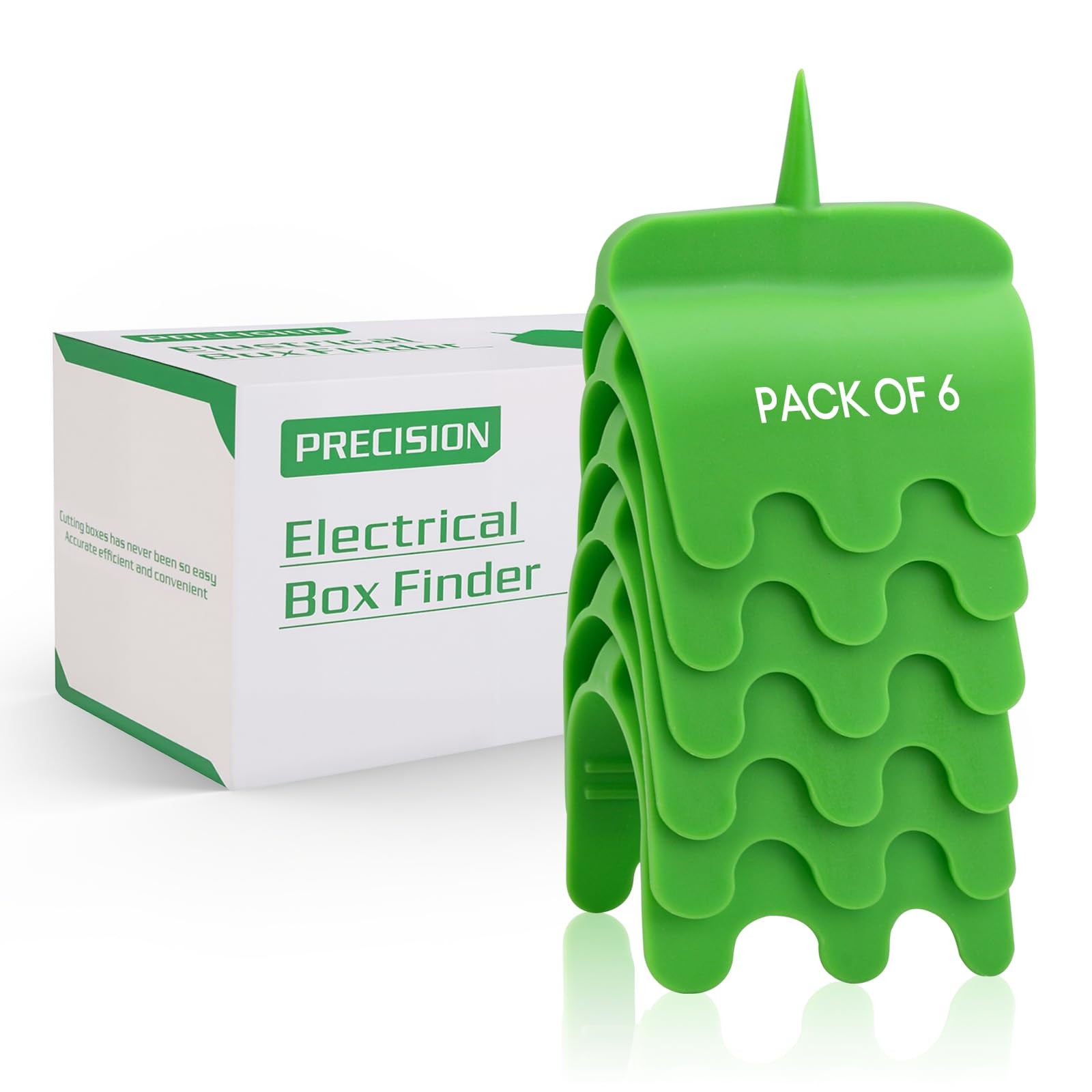 6 Pack Drywall Outlet Marker - Protects Wires During Sheetrock Installation -...