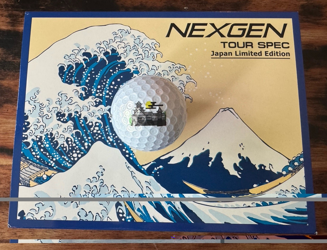 SLEEVE NEXGEN TOUR SPEC Japan LIMITED EDITION Golf Balls Japan Castle 3 Balls