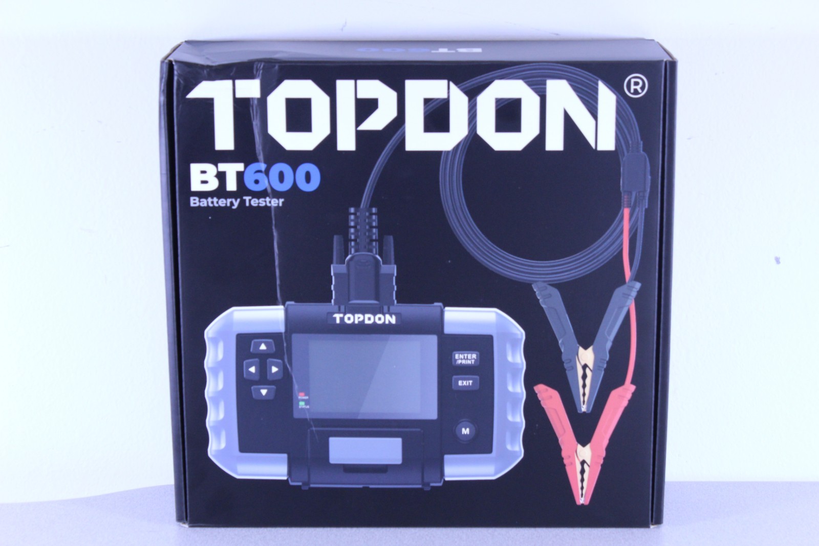 2026 TOPDON BT600 12V 24V Digital Battery Tester Printer Cranking Charging Test