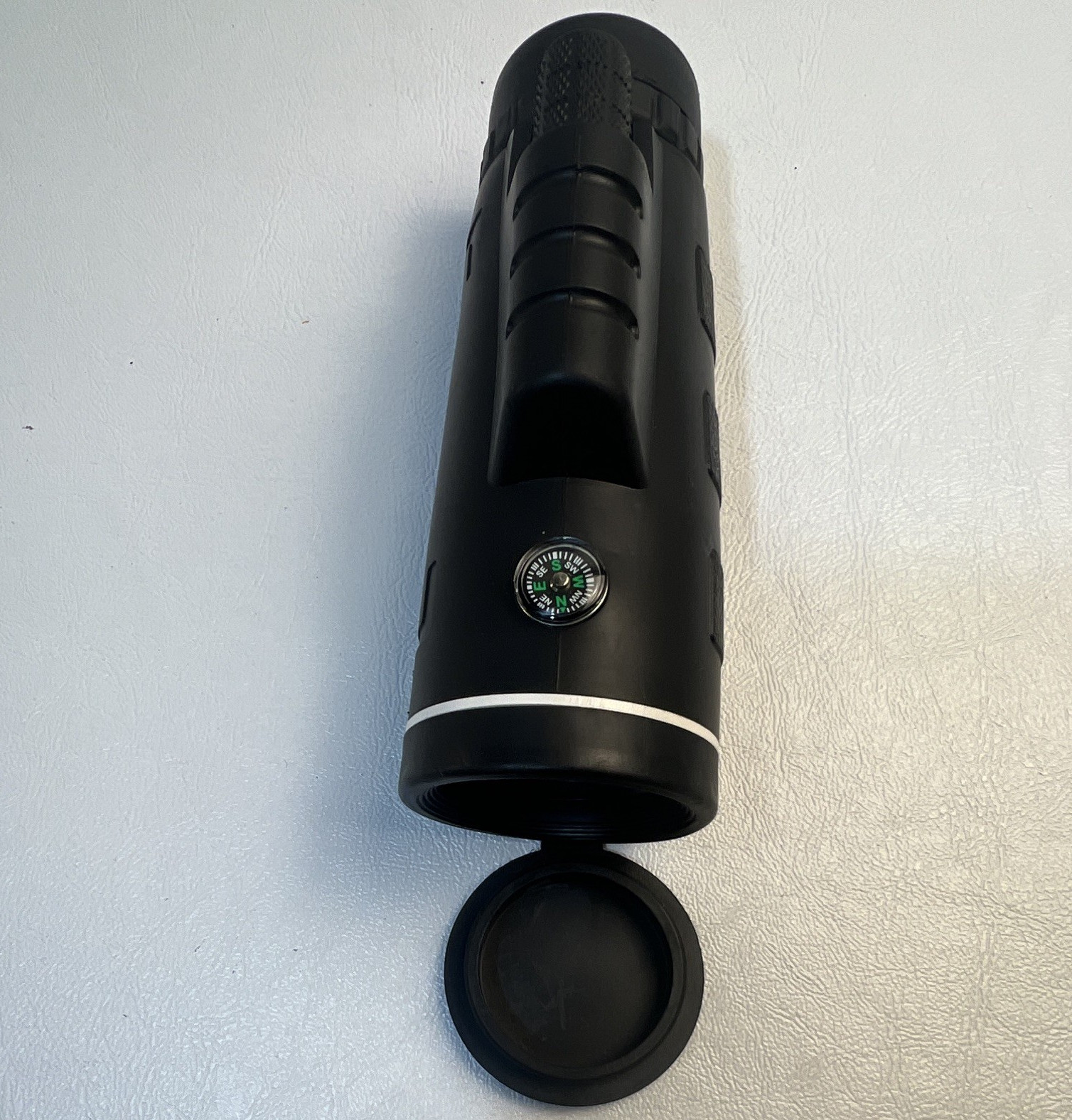10x40 Compact Roof Prism Multi-Coated Monocular Telescope Black w/Lens Cap