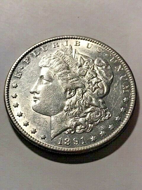 1891-S Morgan Silver Dollar XF+ #17928