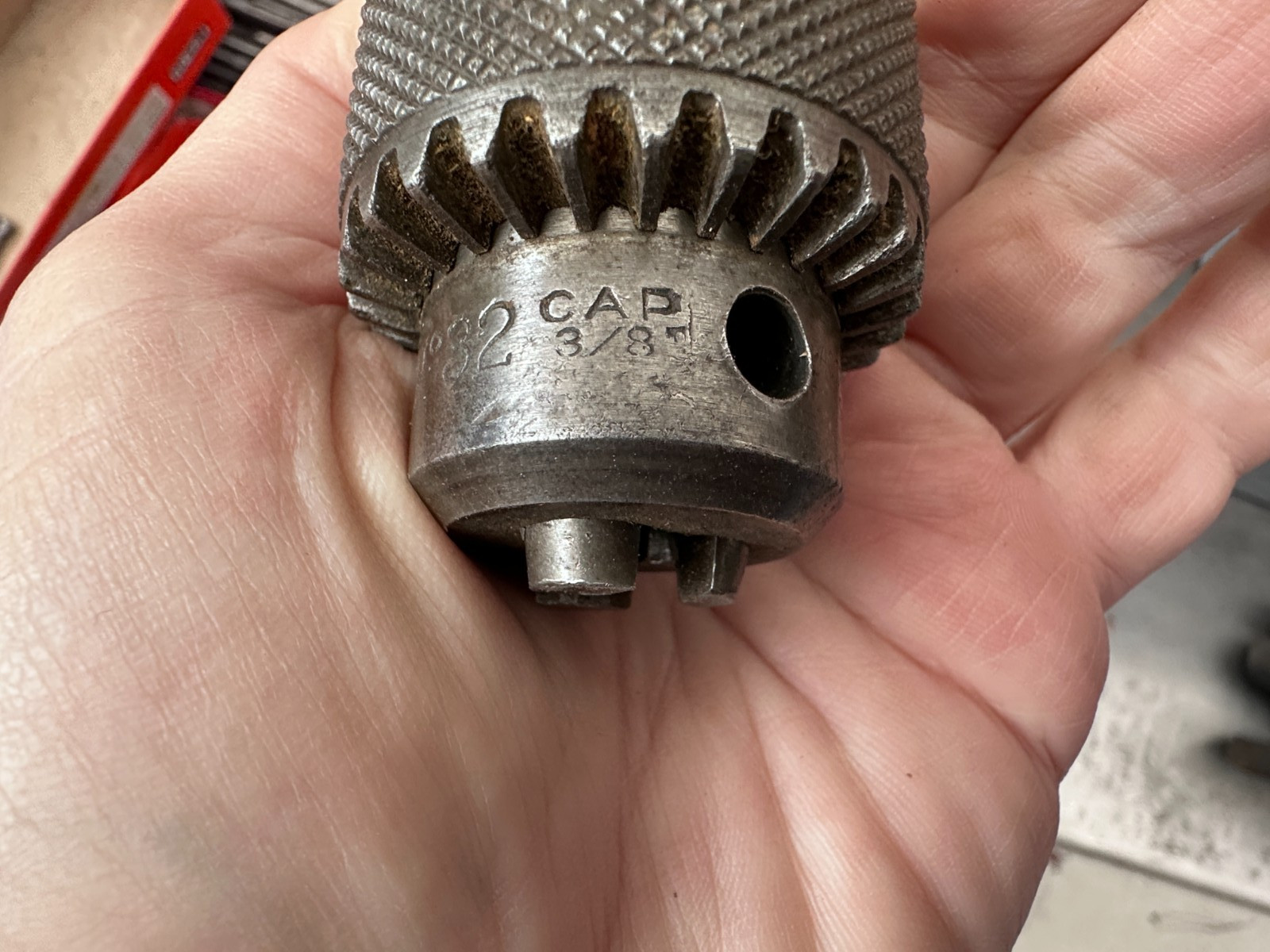 Jacobs No 32 Drill Chuck, 0-3/8" Capacity, #2 MT Shank, Chuck Key Included