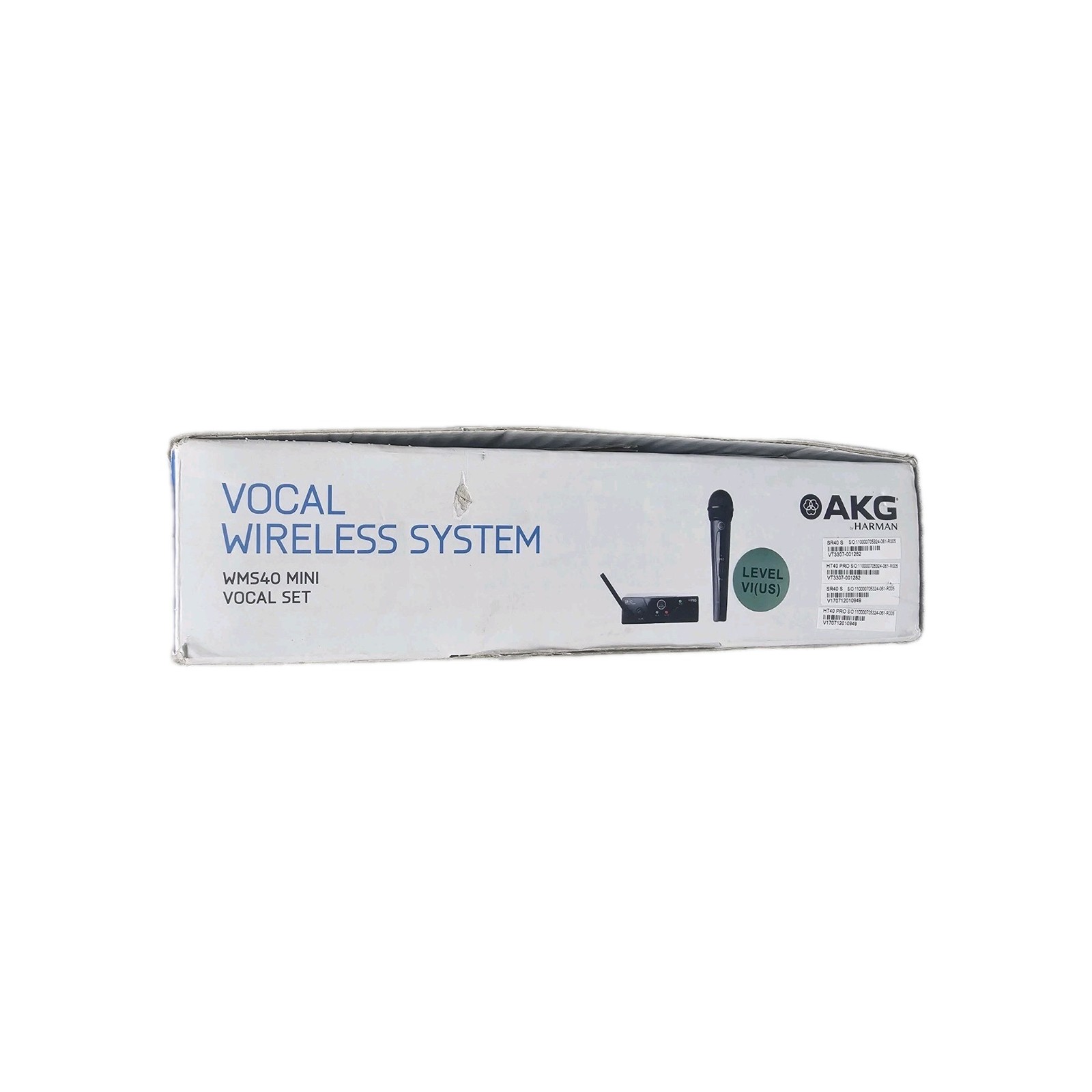 AKG WMS40 Mini Vocal Set Wireless Handheld Microphone Mic System US45C