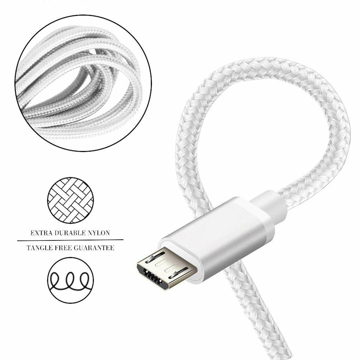 Micro USB Charger Flat Cable Data Sync Fast Charging for Android Samsung HTC LG