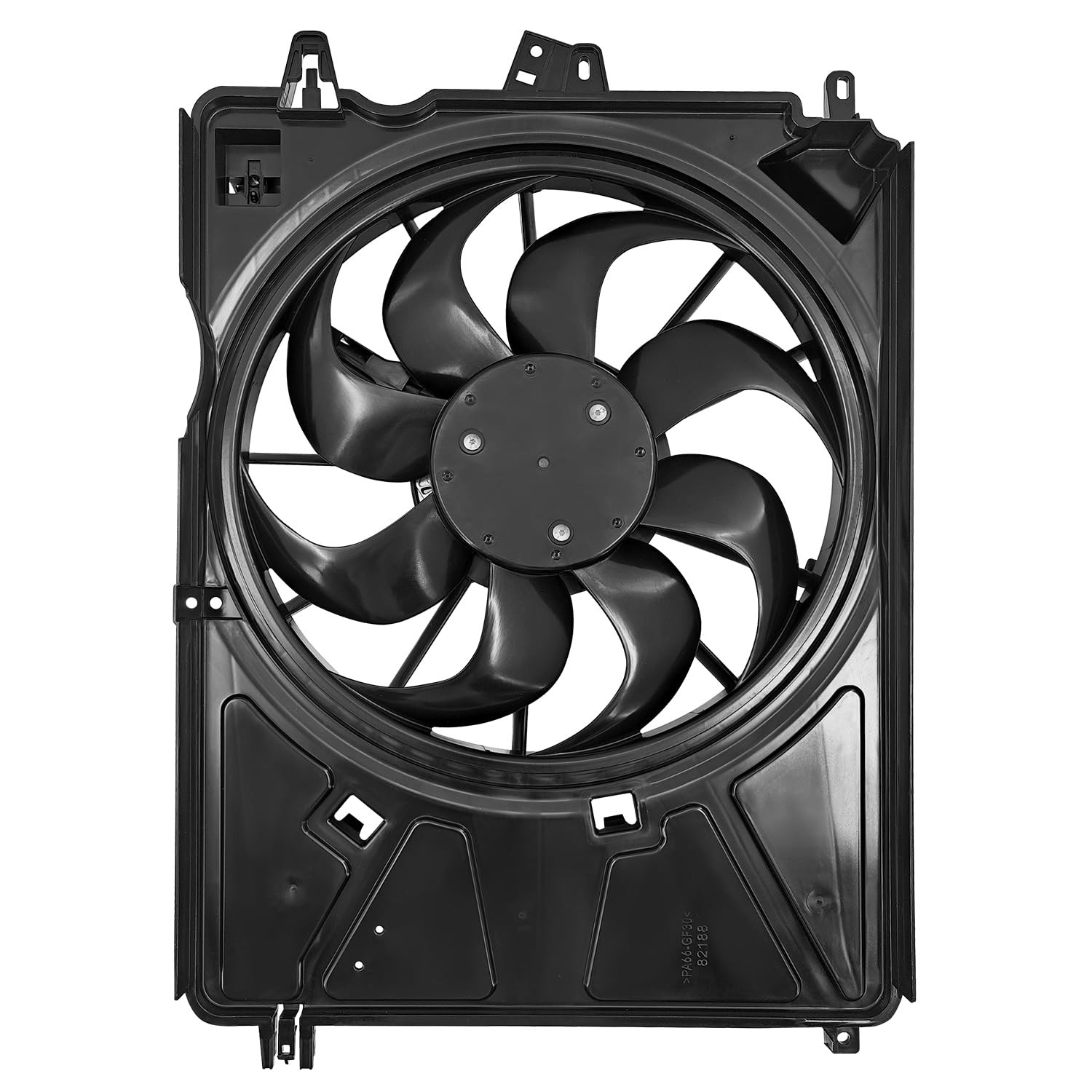 Engine Radiator Cooling Fan Assy 68552370AA for Jeep Fiat 500X 2019-2023 L4 1.3L