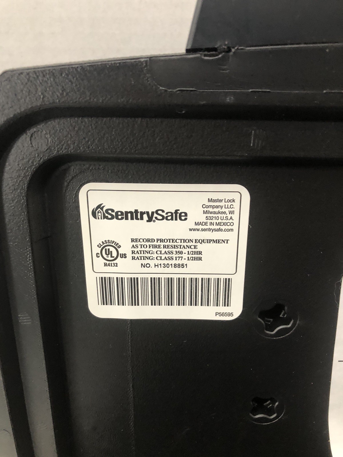 SentrySafe Record Protection Equipment. Document Safe. Keys Included.