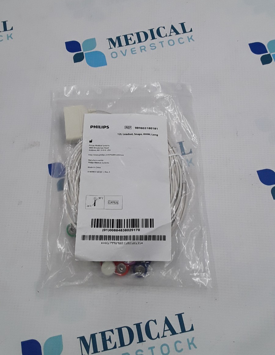 Philips 12 Leadset Snaps AMI Long 989803180181