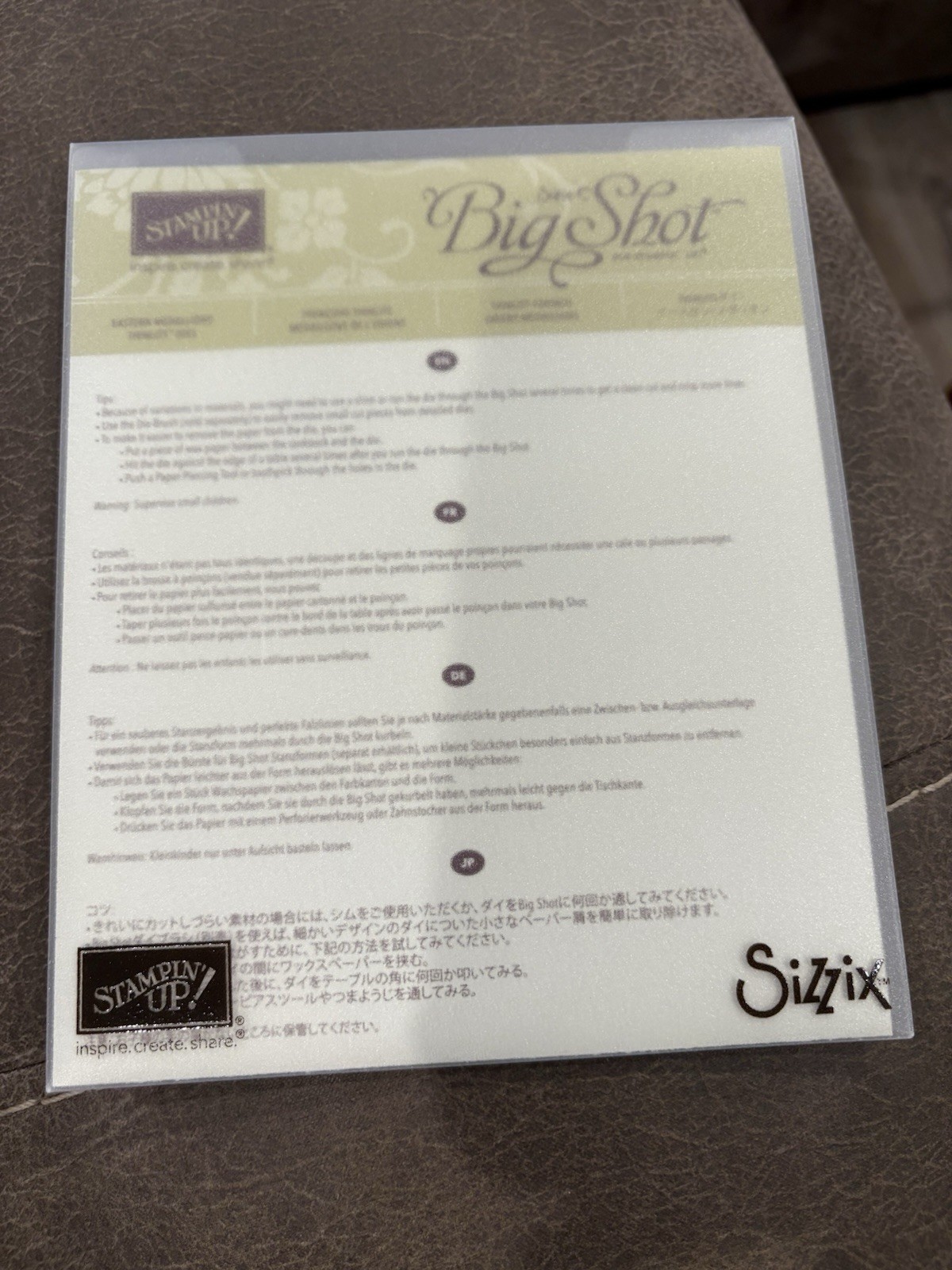 Stampin Up Eastern Medallions Thinlits Dies Set  Big Shot 143725