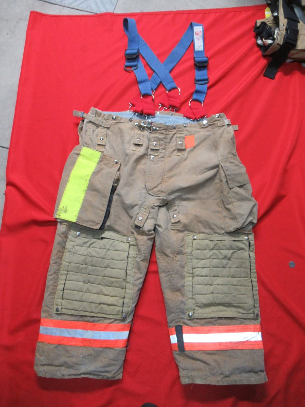 MORNING PRIDE 48 x 27 Fire Fighter Turnout PANTS BUNKER GEAR RESCUE TOW TOWING