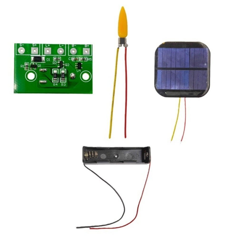 3.7V Solar Flame Light PCBA Board for Decorative Candle Lighting Solutions