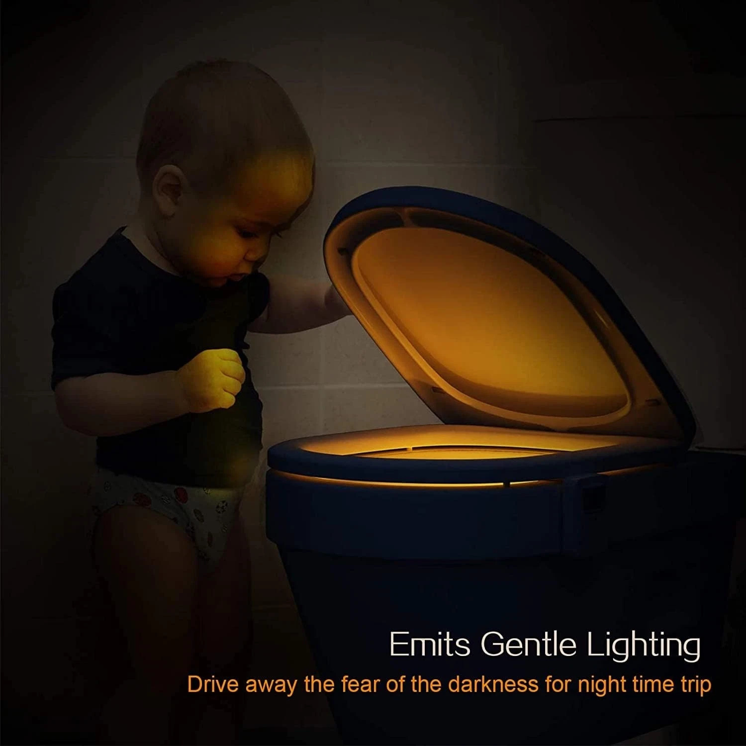 4 Pack Toilet Night Light with Motion Activ3 Sensor, 16 Colors LED Nightlights