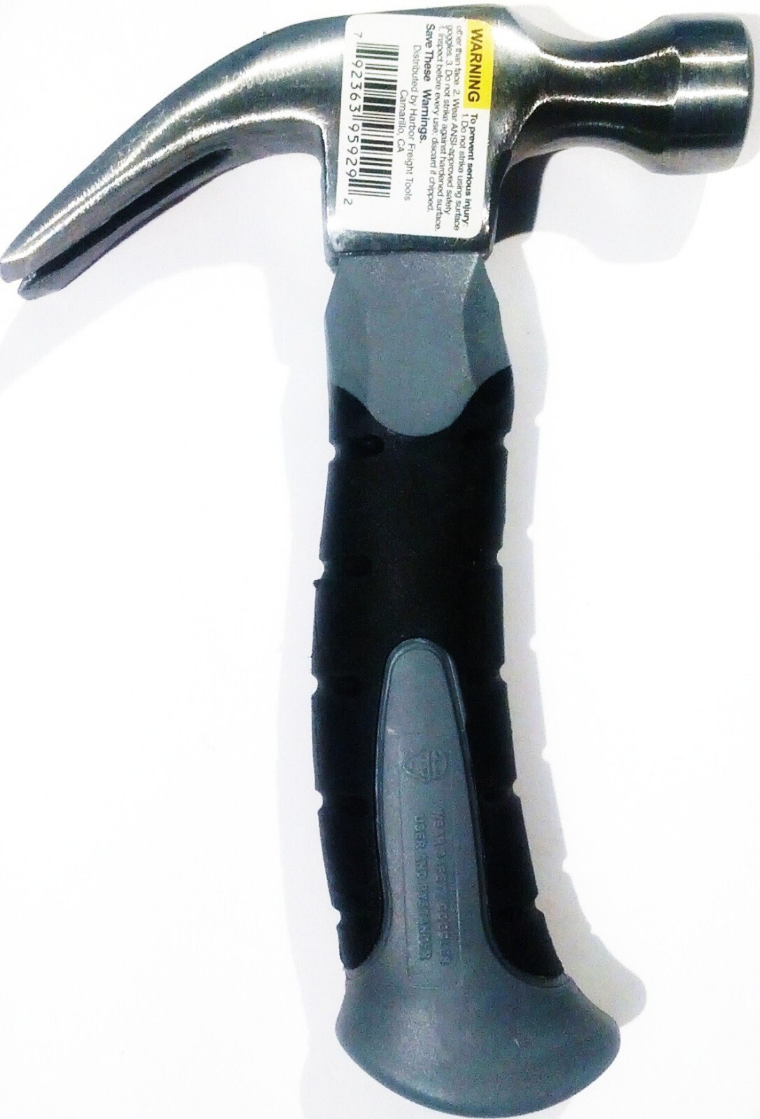 8 oz. Stubby Claw Hammer Short Small 6" Fiberglass Handle Auto Shop Garage