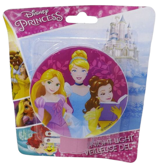 Idea Nuova LED Night Light - New - Rapunzel, Cinderella & Belle