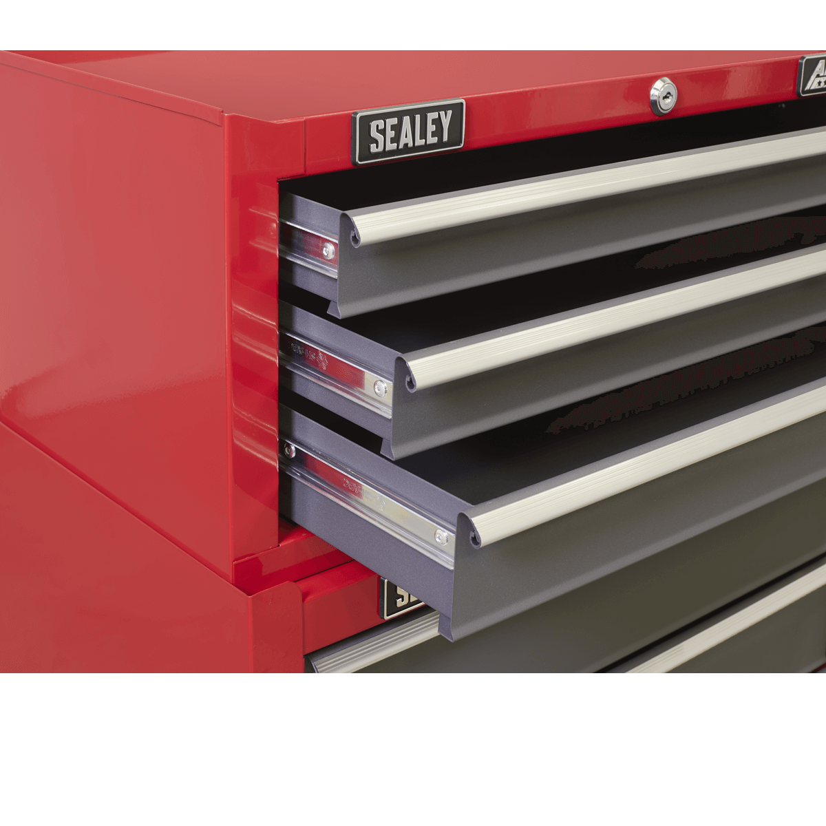 Sealey American Pro 3 Drawer Tool Chest Red / Grey