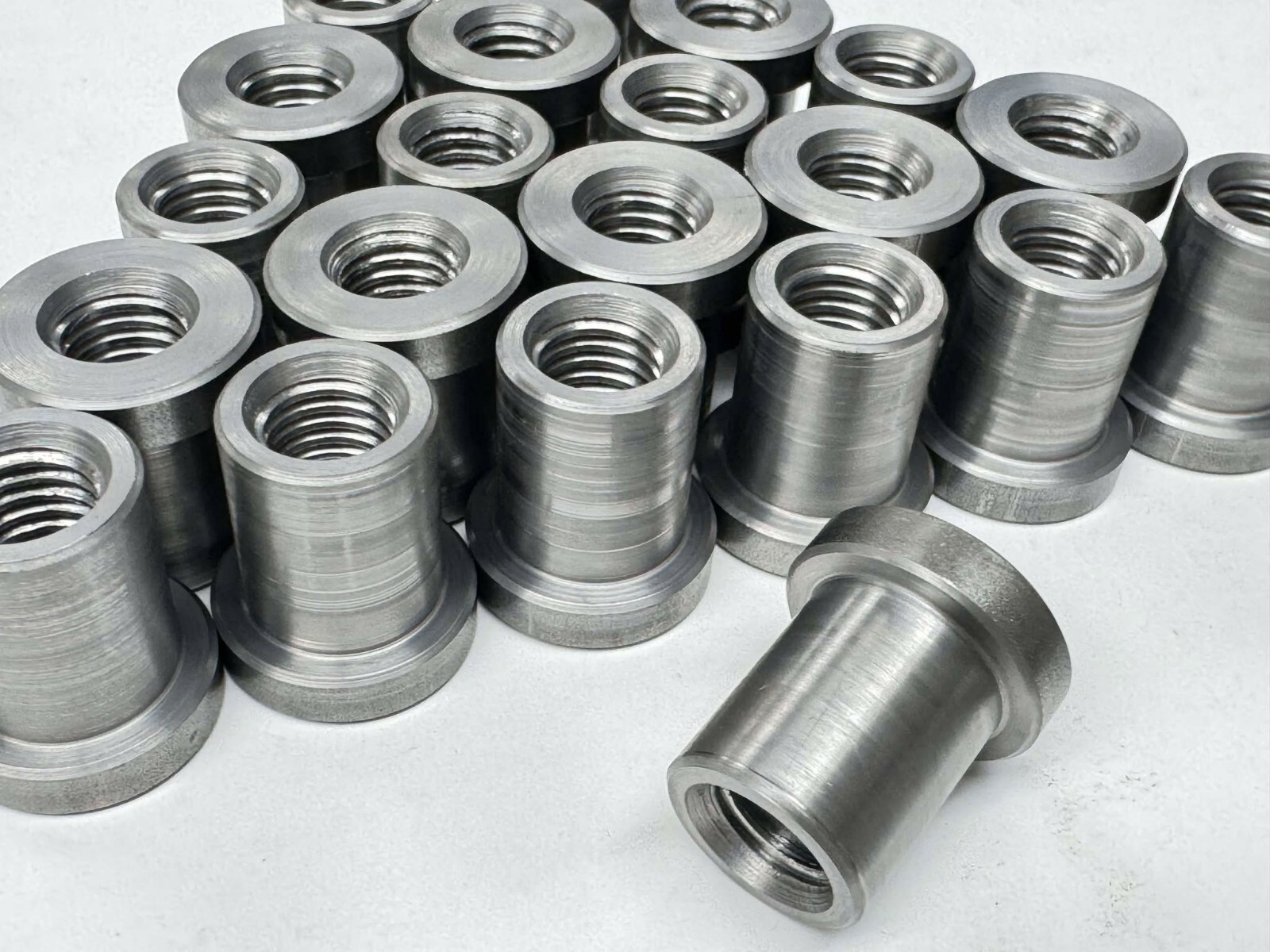 Weld on Nuts 3/8"-16 Thread LONG Threaded Nut Steel Chassis Mount Tab Pack of 20