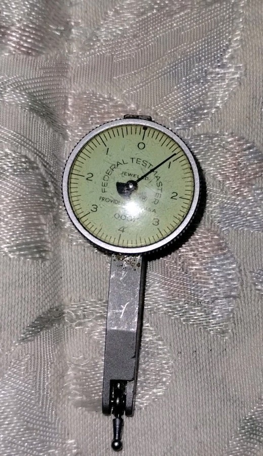 Federal Testmaster T-2 dial indicator made in USA clean .0001 inch range