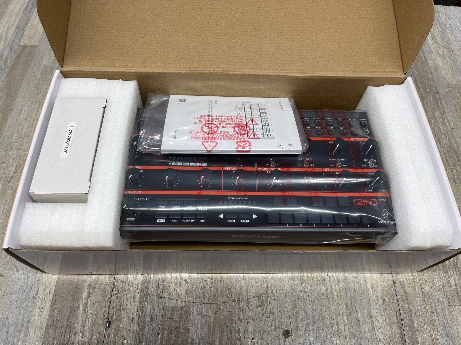 Behringer Grind Semi-modular Hybrid Multi-engine Synthesizer New