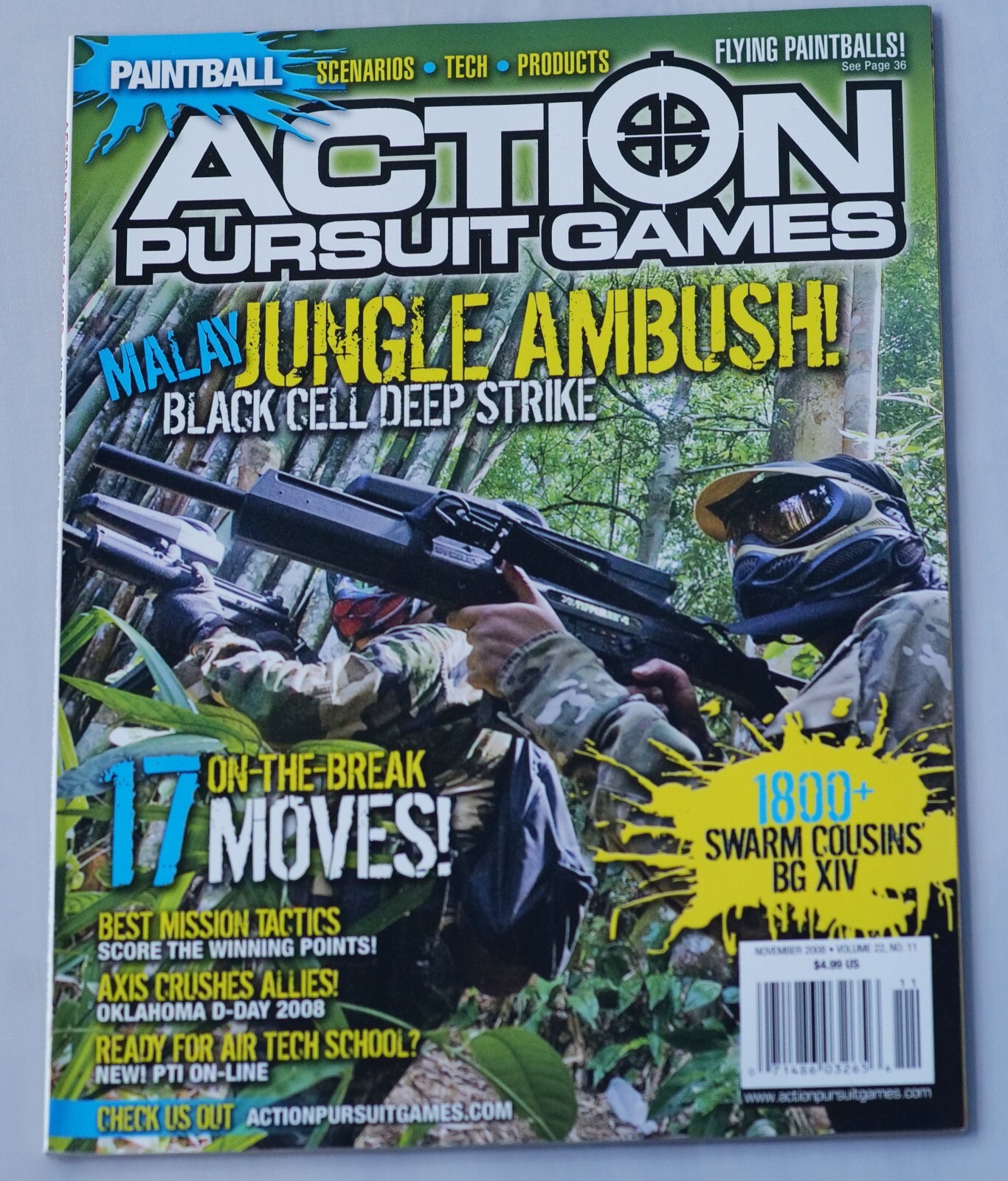 Priced To Sell November 2008 Action Pursuit Games Print Paintball Magazine