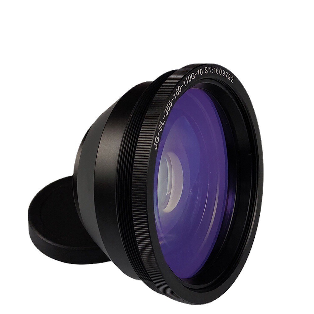 355nm F-theta Field Scan Lens for JPT 3W-5W UV Laser Marking Machine 110*110mm