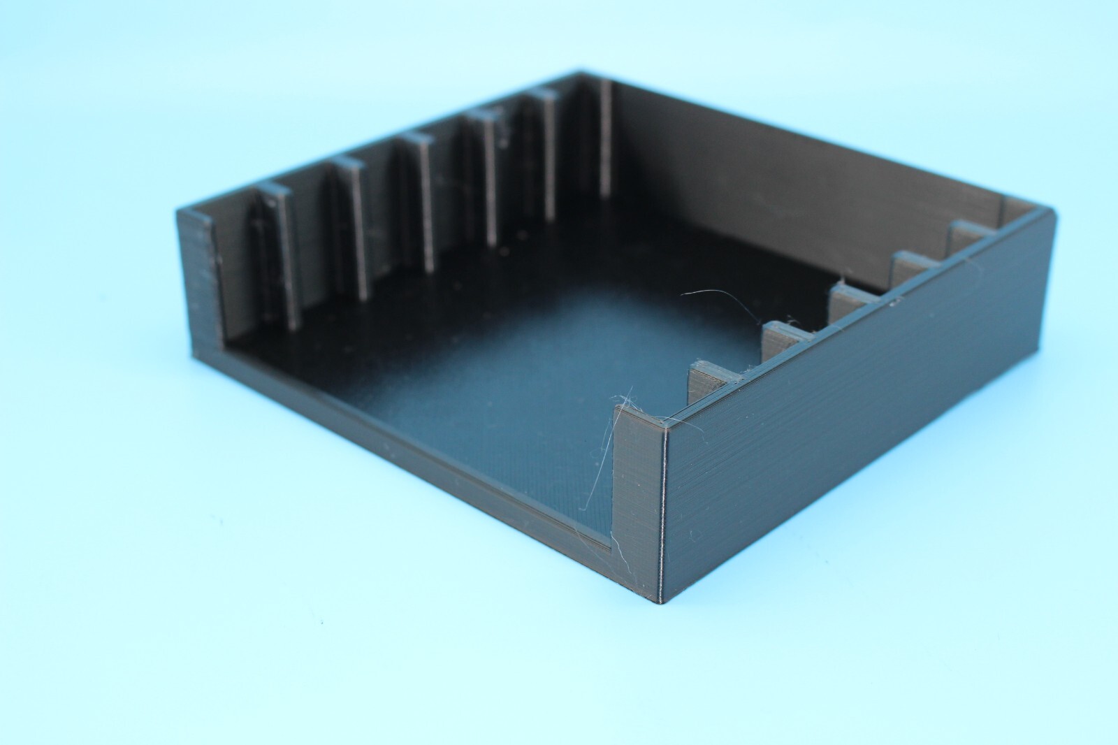 Black SNES Game Cartridge Holder Super Nintendo Display Tray