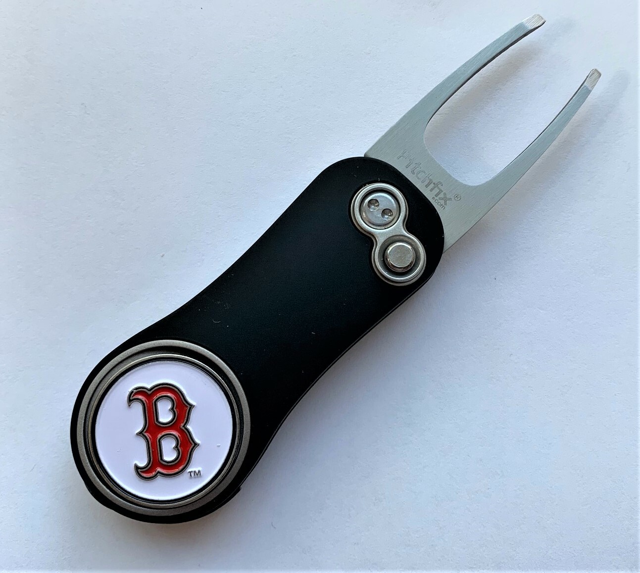 New Pitchfix Hybrid 2.0 Switchblade Boston Red Sox Golf Divot Tool
