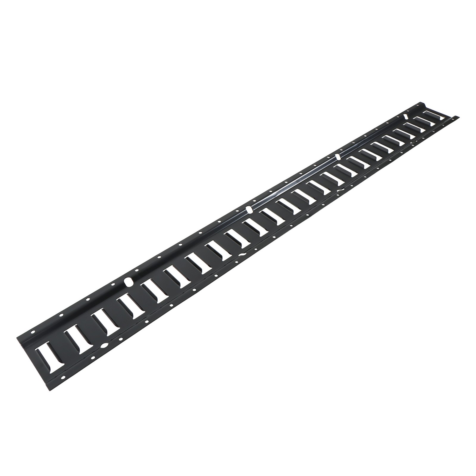 Black 22 Pack 48" E Track Rail Sections With Mounting Hardware For Van Steel