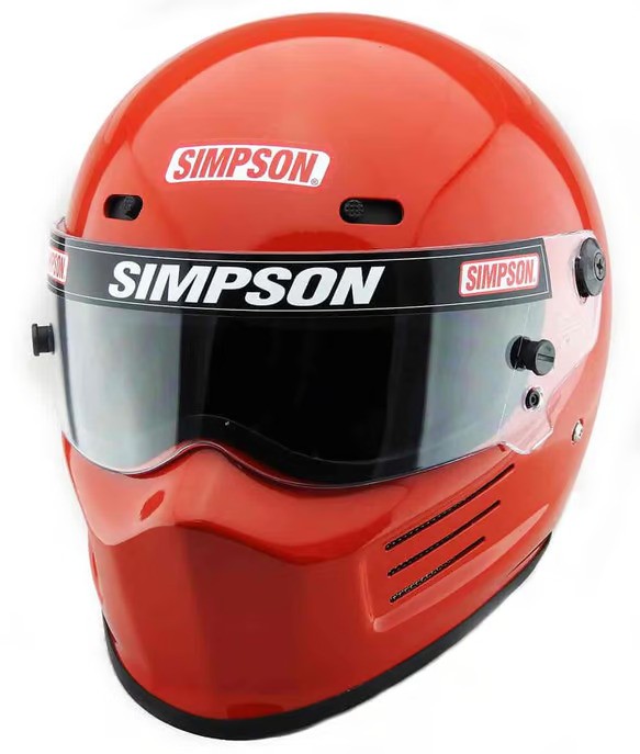 Simpson Racing 7210051 SA2020 Super Bandit Racing Helmet Adult XXL White