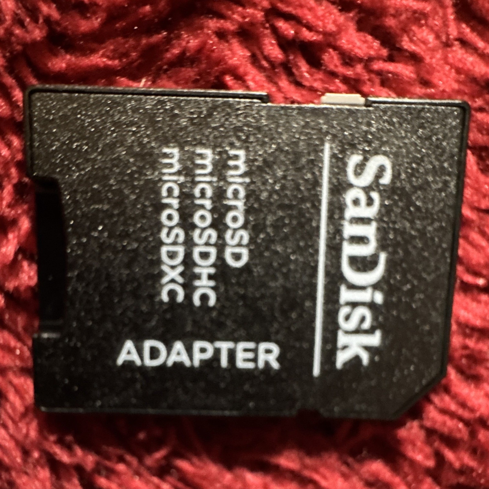 SanDisk microSD/microSDHC/microSDXC to SD Card Adapter Black