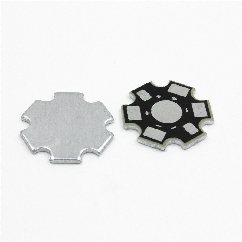 20PCS 20MM 1W 3W 5W high Power LED Universal Aluminum Plate Heat Sink Black