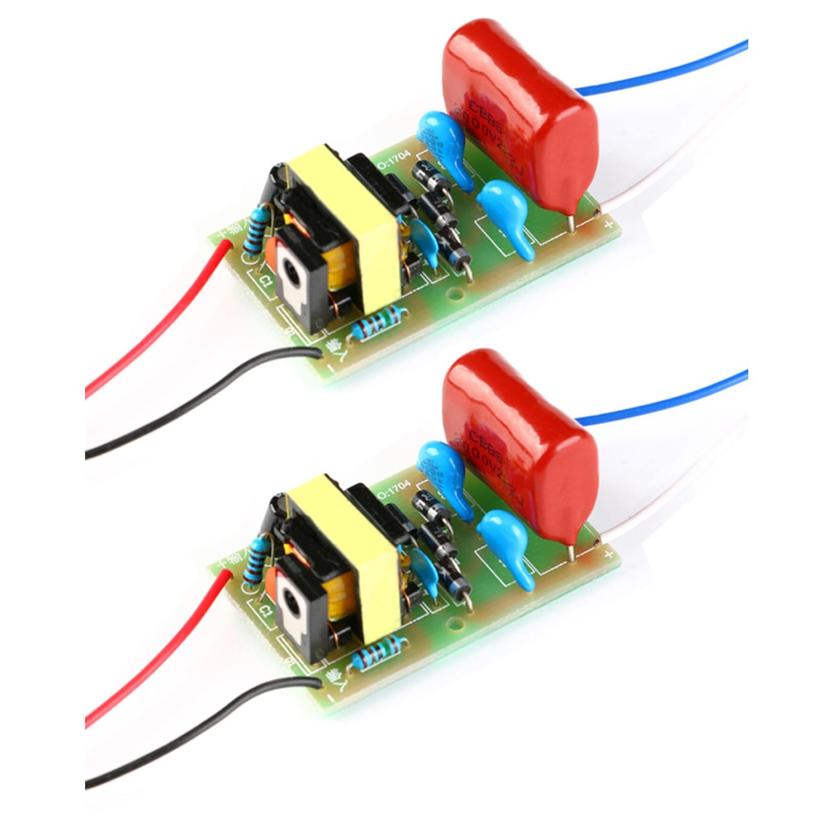 2PCs Booster Module DC3.7V to 1800V Arc Pulse High Voltage Generator DC-DC St...