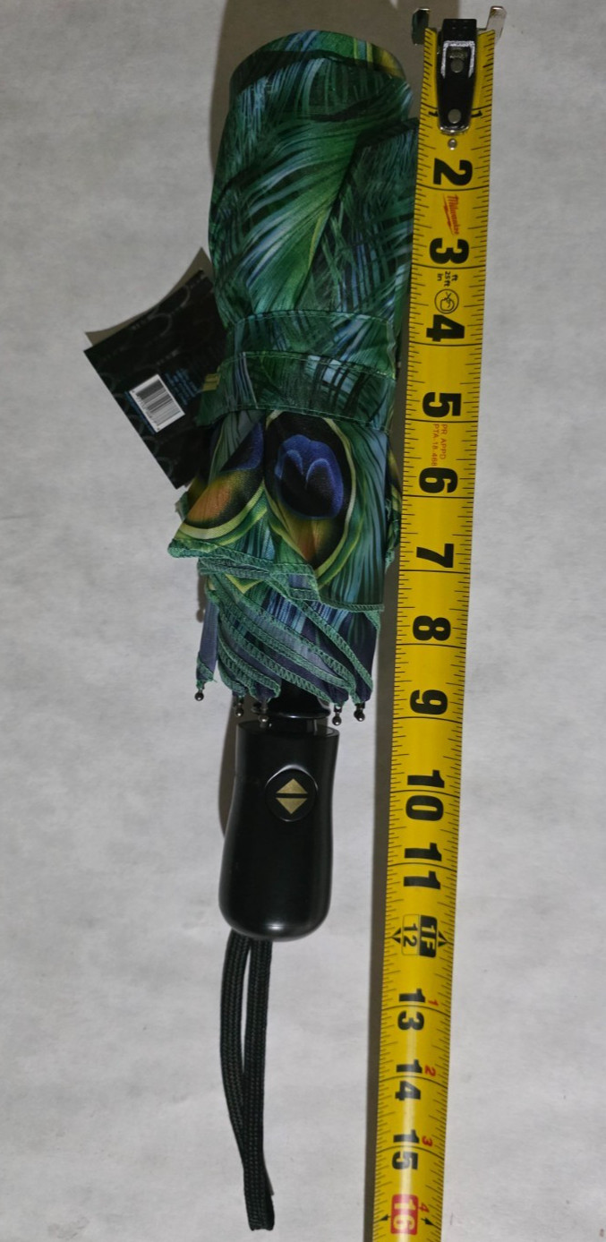 "GALLERIA Peacock Folding Umbrella "
