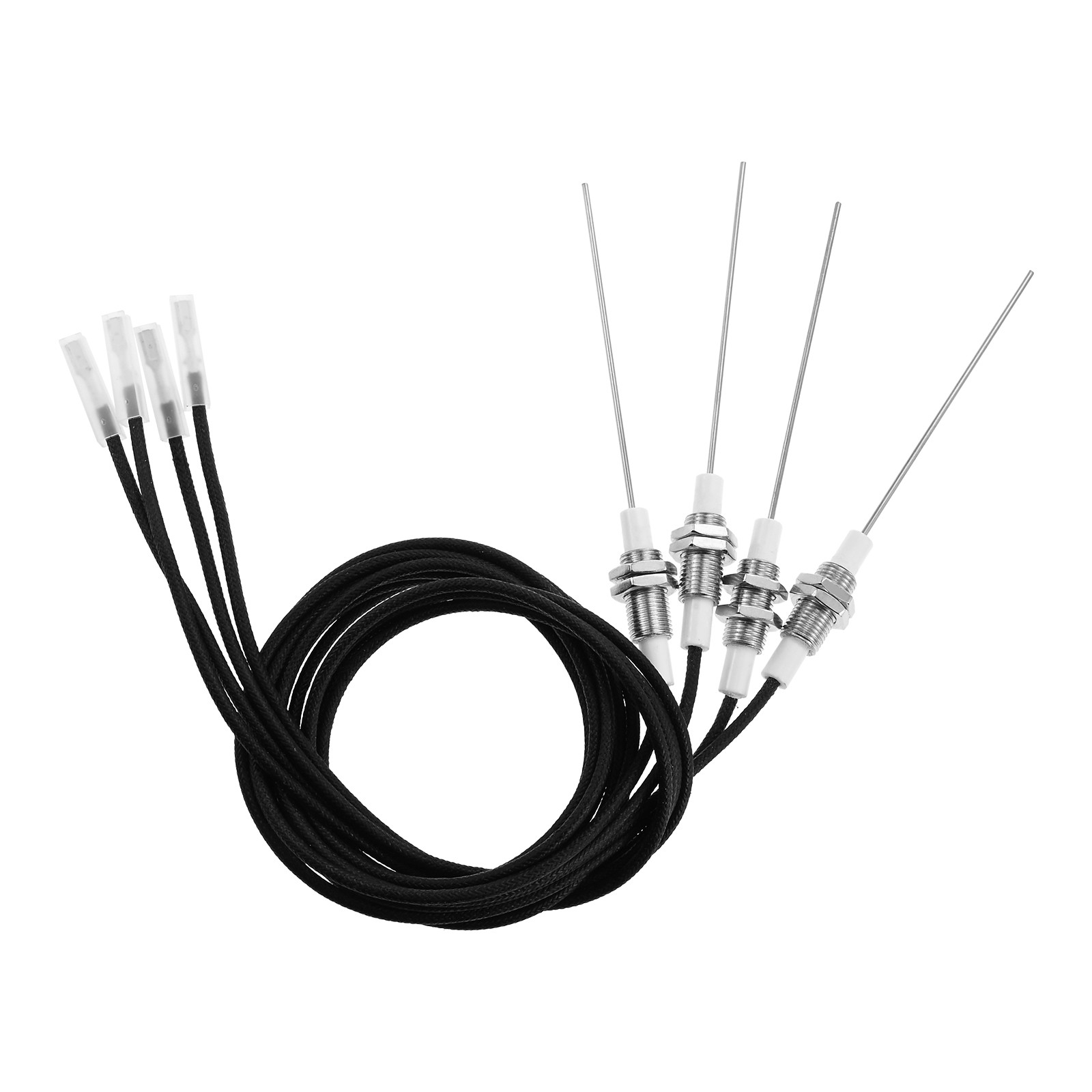 4P Universal Spark Igniter Ceramic Electrode Ignition Plug 36" for Gas Fireplace