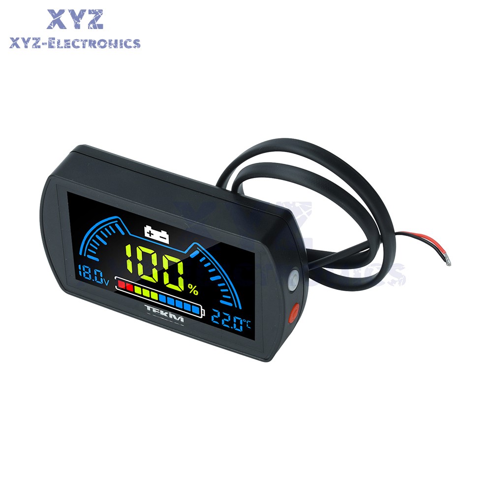Digital Voltage Power Indicator Temperature Sensor Two-Wire Battery Level Meter