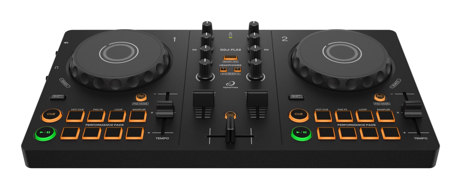AlphaTheta DDJ-FLX2 Ultra-compact DJ Controller