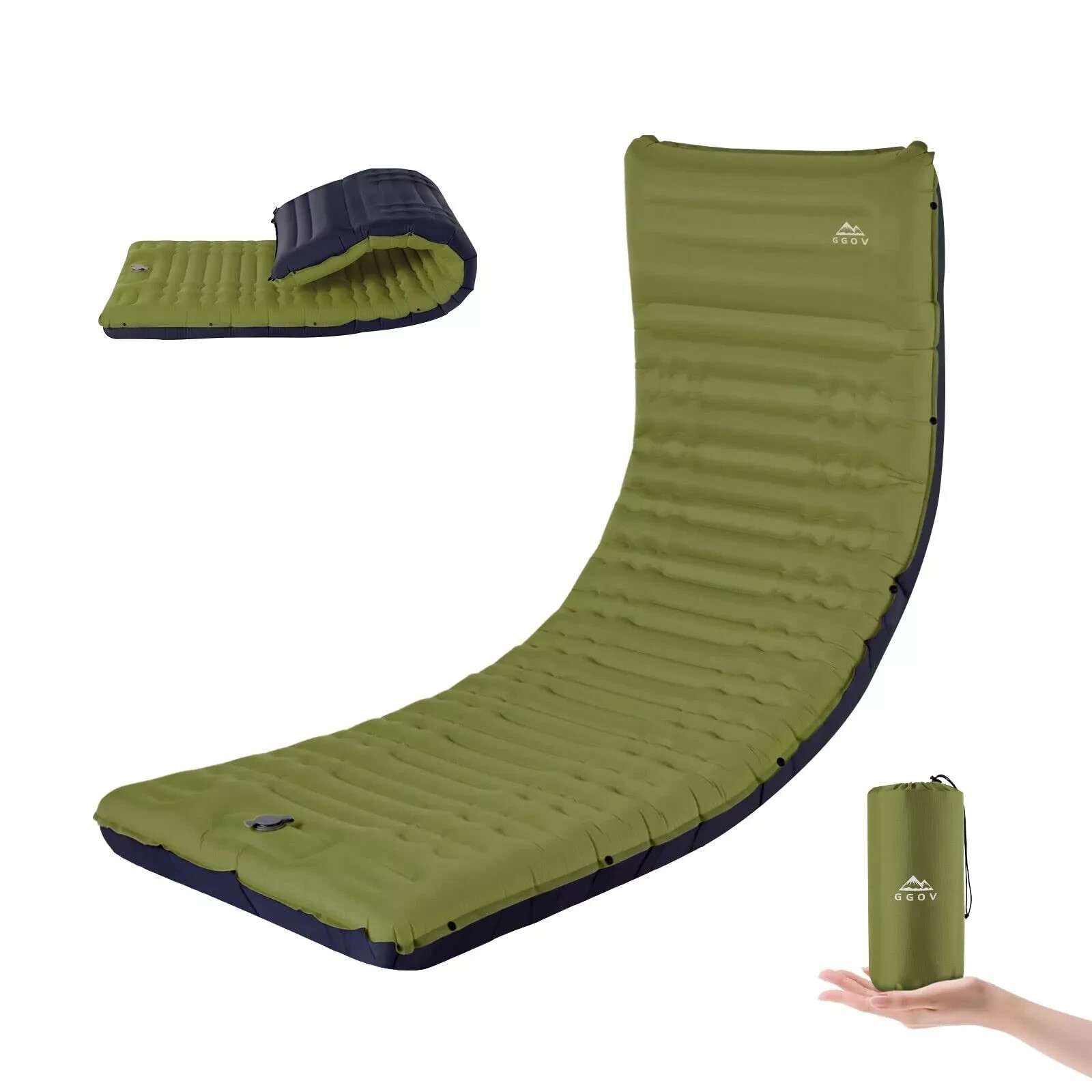 GGOV 4"  Ultra Thick Inflatable Camping Sleeping Mat