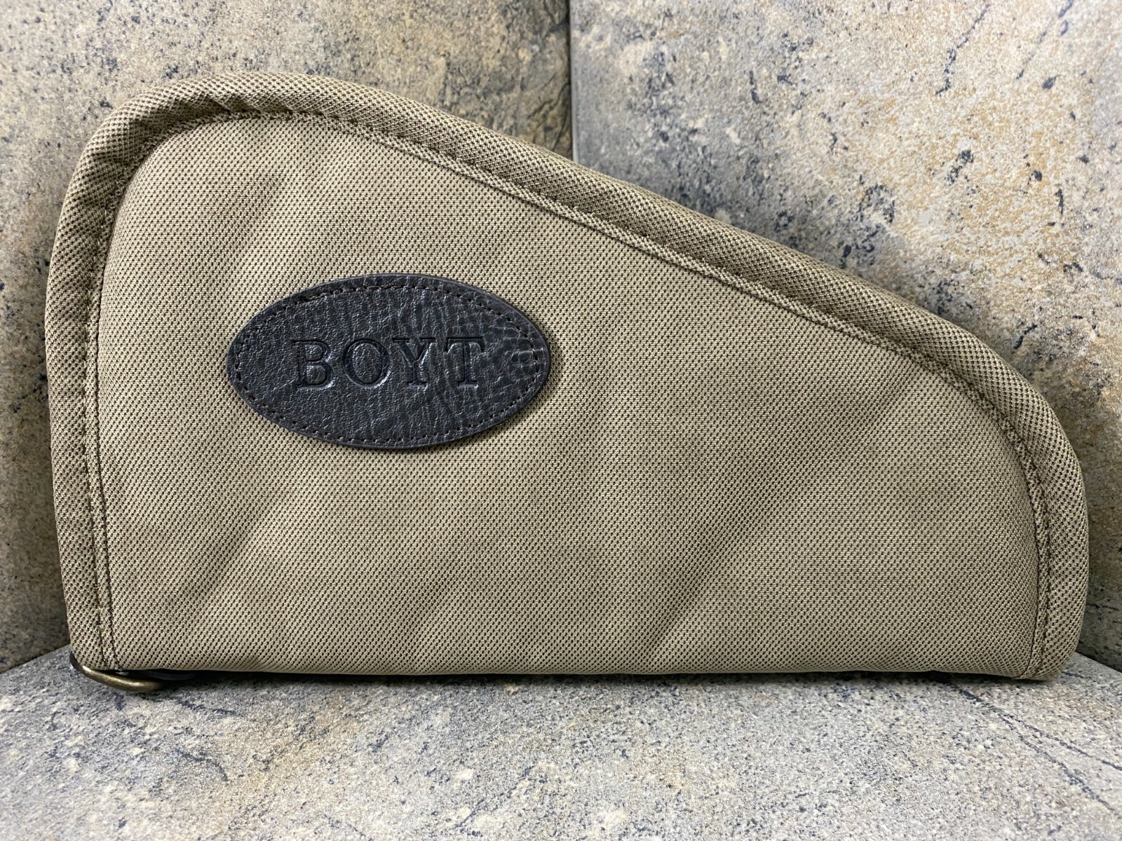 Boyt Harness Company Plantation Series Heart Shaped Pistol Case 10" Taupe PS61