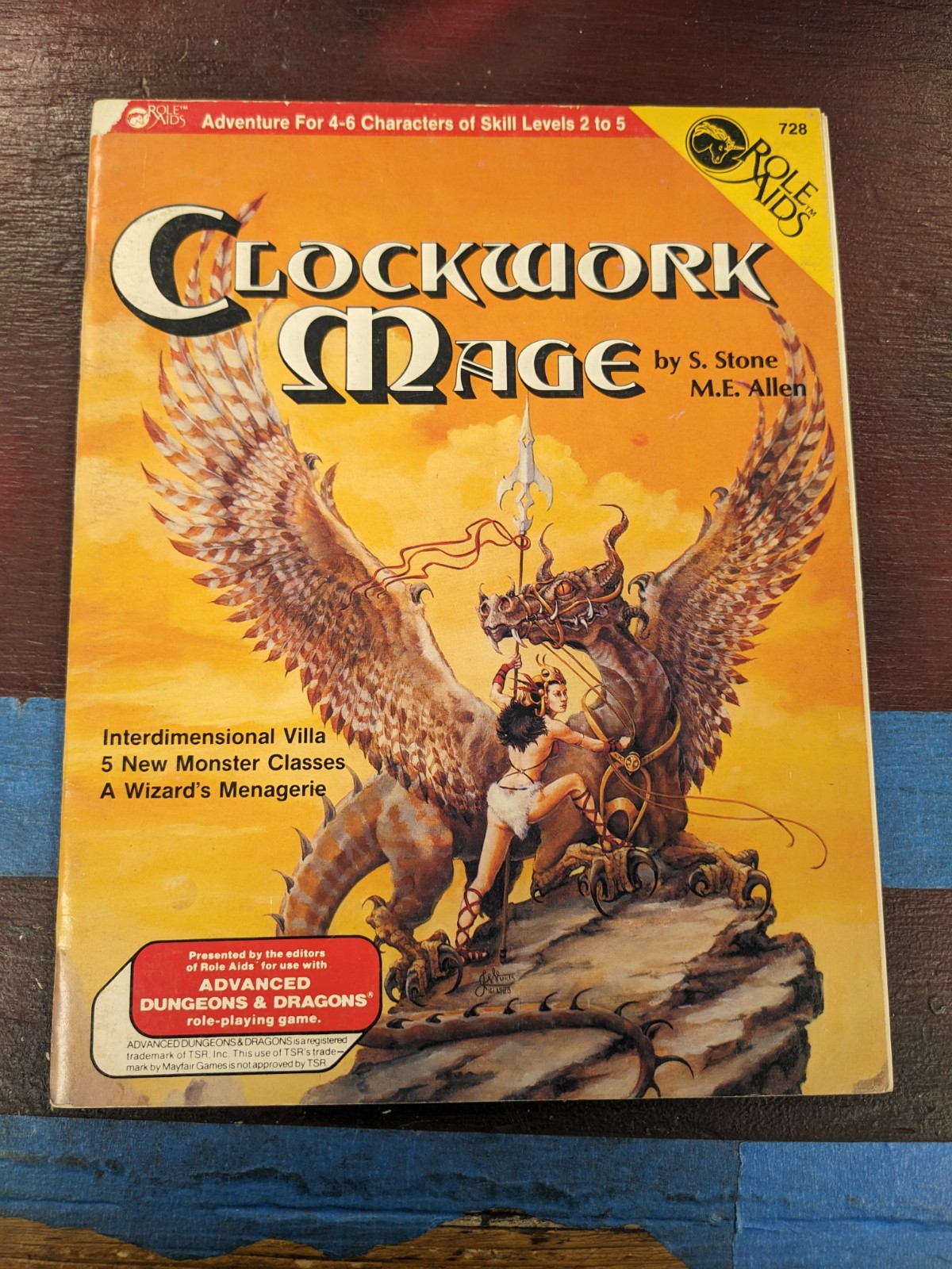Clockwork Mage W Map Detached Role Aids 728